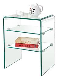 Βοηθητικό Τραπεζάκι Glasser 50x40x58cm Διάφανο