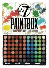 W7 Cosmetics Paintbox Παλέτα με Σκιές Ματιών σε Στερεή Μορφή Πολύχρωμη 50gr