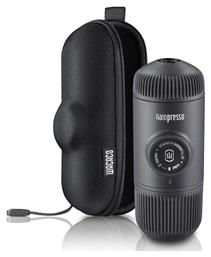 Wacaco Nanopresso Φορητή Μηχανή Καφέ για Camping με Θήκη Γκρι Χρώμα