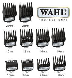 Wahl Professional Premium Attachment Combs Χτενάκια για Μηχανές Κουρέματος 03421-100