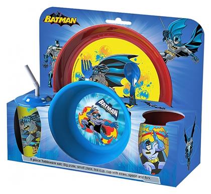 Warner Bros Σετ Φαγητού Batman από Πλαστικό 6τμχ
