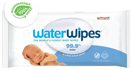 WaterWipes Μωρομάντηλα με 99% Νερό, χωρίς Άρωμα 60τμχ από το Toyscenter