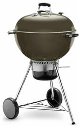 Weber Master Touch Ανοξείδωτη Στρογγυλή Ψησταριά Κάρβουνου με Καπάκι και Ρόδες Smoke Grey 57εκ.