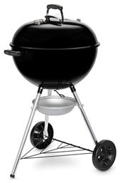 Weber Original Kettle Ανοξείδωτη Στρογγυλή Ψησταριά Κάρβουνου με Καπάκι και Ρόδες Μαύρη 67εκ. από το Public