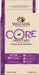 Wellness Core Grain Free Kitten (2-12 months) Γαλοπούλα/Σολομός 1.75kg από το Plus4u