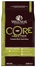 Wellness Core Healthy Weight 1.8kg Ξηρά Τροφή Διαίτης για Ενήλικους Σκύλους με Γαλοπούλα και Λαχανικά από το Plus4u