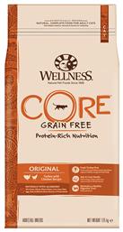 Wellness Core Original Grain Free Ξηρά Τροφή για Ενήλικες Γάτες με Γαλοπούλα / Κοτόπουλο 1.75kg από το Plus4u