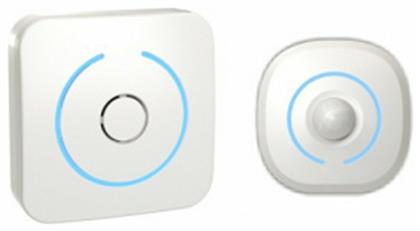 WiFi Αισθητήρας Κίνησης Μπαταρίας με Εμβέλεια 80m Ειδοποιητής Εισόδου-Εξόδου σε Λευκό Χρώμα RL-9816M