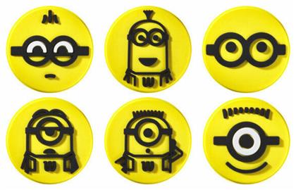 Wilson Minions Vibration Dampeners WR8406101 Αντικραδασμικό Ρακέτας Τένις 1τμχ
