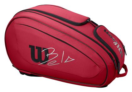 Wilson Super Tour Bela Τσάντα Ώμου / Χειρός Padel 2 Ρακετών Κόκκινη