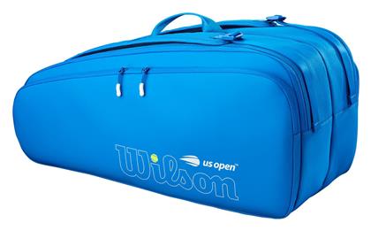 Wilson Us Open Tour Τσάντα Πλάτης Τένις 12 Ρακετών Μπλε