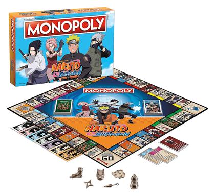 Winning Moves Επιτραπέζιο Παιχνίδι Monopoly Naruto Shippuden για 2-6 Παίκτες 8+ Ετών από το e-shop