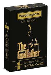 Winning Moves Waddingtons No.1 - The Godfather Συλλεκτική Τράπουλα Πλαστικοποιημένη Μαύρη