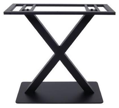 Woodwell Ferro Βάση Τραπεζιού Μεταλλική Μαύρη 70x40x72cm