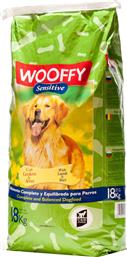 Wooffy Sensitive 18kg Ξηρά Τροφή Σκύλων με Αρνί και Ρύζι από το Plus4u