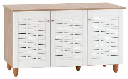 Ξύλινη Παπουτσοθήκη με 3 Ράφια Sonama / Λευκό Μ114.5xΠ34xΥ68cm