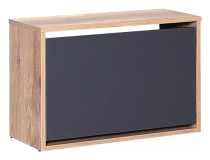 Ξύλινη Παπουτσοθήκη Step με 1 Ράφι Sonoma / Ανθρακί 60x30x42cm από το Designdrops