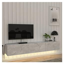 Ξύλινο Damla με Φωτισμό LED 180x29.5x29.5εκ.