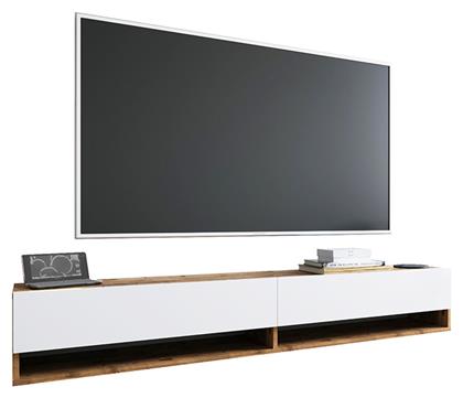Ξύλινο Handra Λευκό / Καρυδί 180x31.5x29.5εκ. 176-000002
