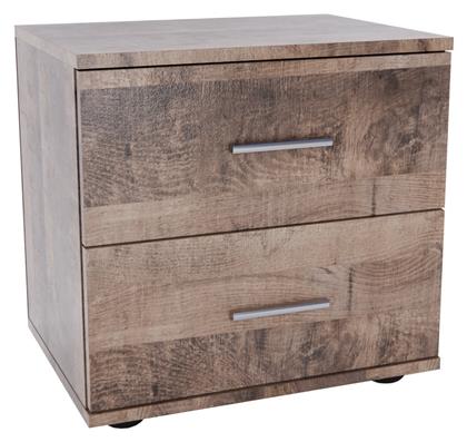 Ξύλινο Κομοδίνο Μπρούνο Grange Oak 48x36x41cm από το Esmarket