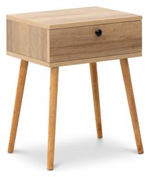 Ξύλινο Κομοδίνο Pauline Pine Oak 45x35x61cm από το Designdrops