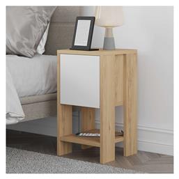 Ξύλινο Λευκό 30x55x30cm