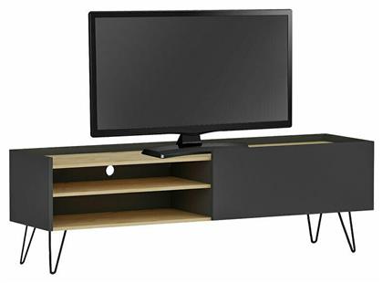 Ξύλινο Veronica Ανθρακί - Φυσικό 120x33x49.5εκ. 120-000101