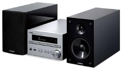 Yamaha Ηχοσύστημα 2.0 MCR-B370D 40W με CD / Digital Media Player και Bluetooth Ασημί