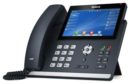 Yealink SIP-T48U Ενσύρματο Τηλέφωνο IP 16 γραμμών Μαύρο