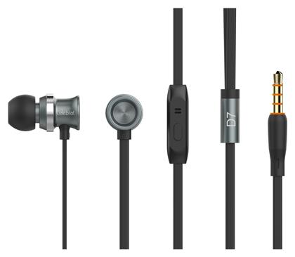 Yison D7 In-ear Handsfree με Βύσμα 3.5mm Μαύρο