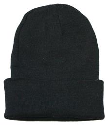 YTLI Beanie Ανδρικός Σκούφος Πλεκτός σε Μαύρο χρώμα