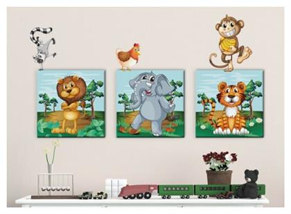 Ζώα της ζούγκλας, Παιδικά, Πίνακες και αυτοκόλλητα, 136Χ43