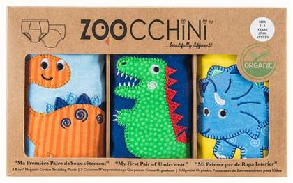 Zoocchini Jurassic Pals Παιδικό Σετ με Βρακάκια Πολύχρωμα 3τμχ